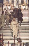 Alma-Tadema, Sir Lawrence The Triumph of Titus: AD 71 (mk23) France oil painting artist